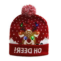 LED Light-Up Christmas Hat