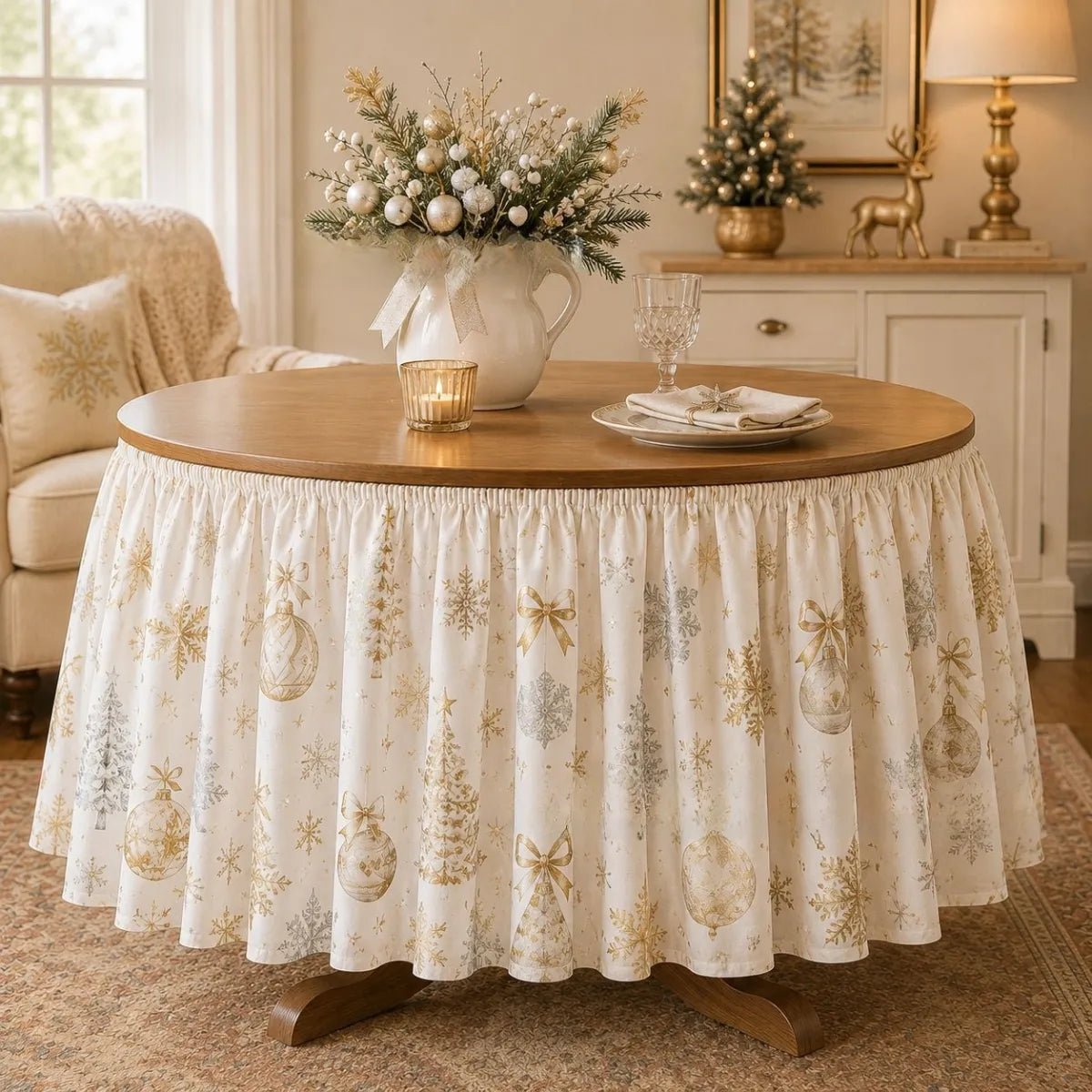 Christmas Table Skirt