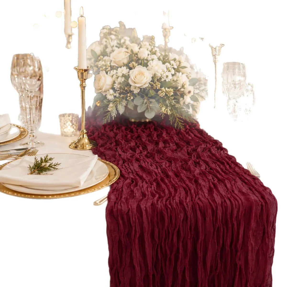Cheesecloth Table Runner