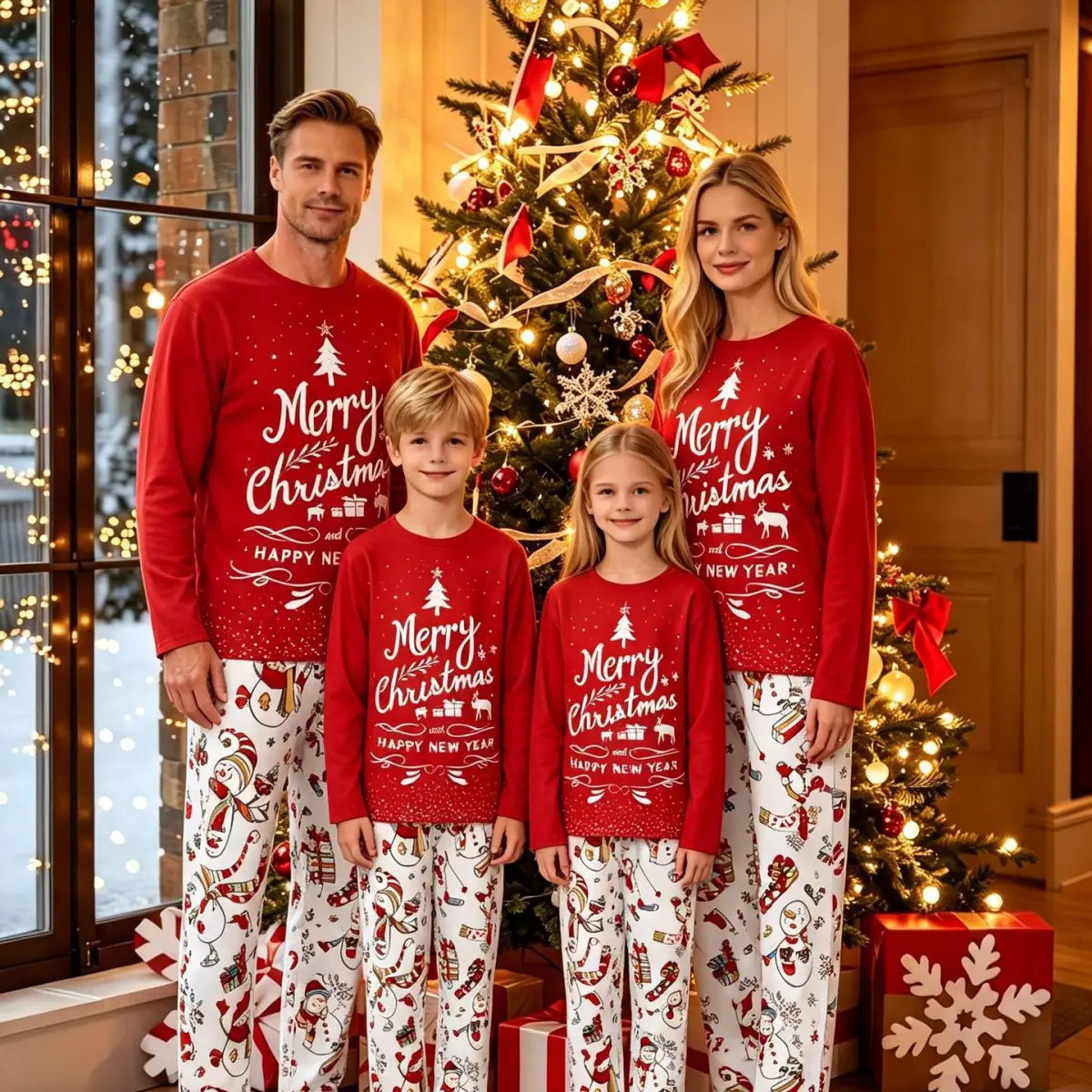 Family Pajamas Set for Christmas