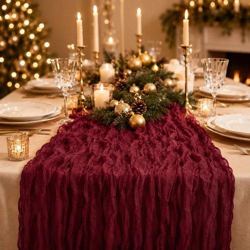 Cheesecloth Table Runner