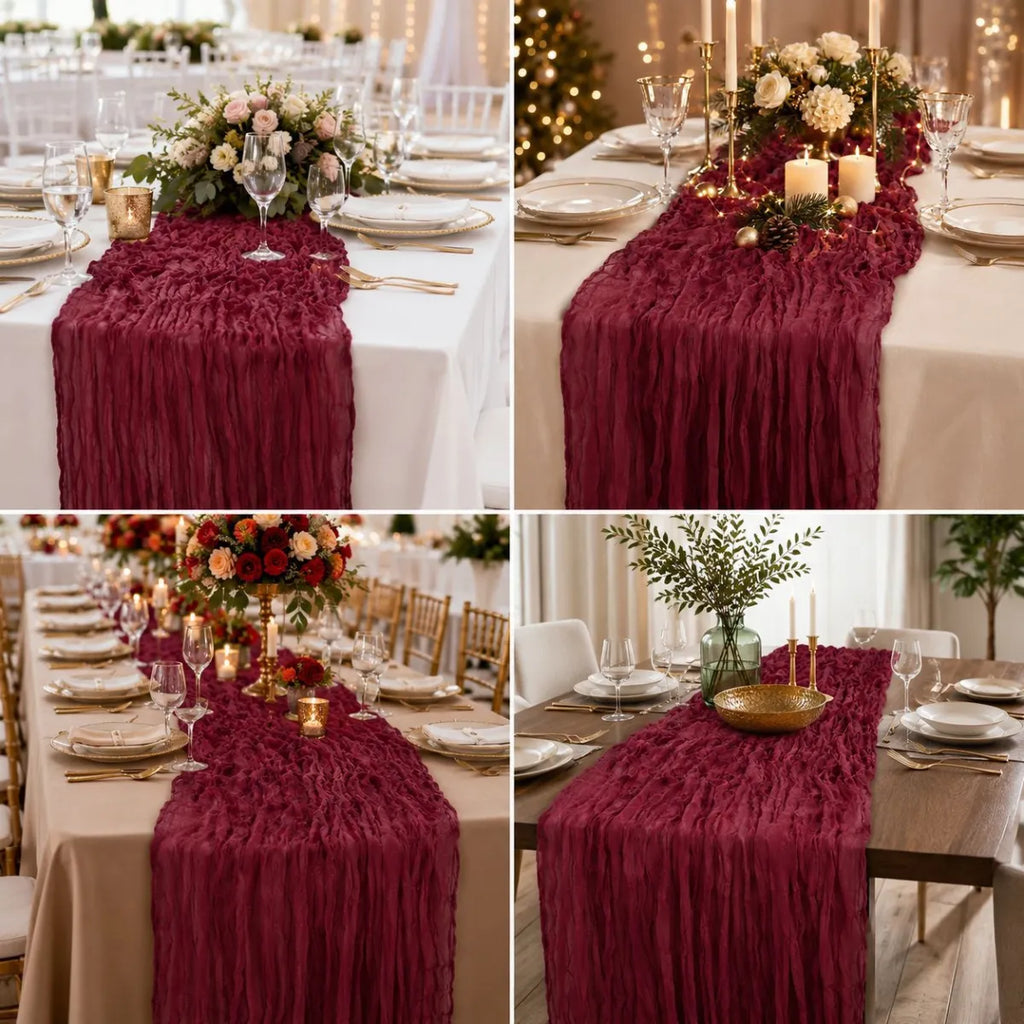 Cheesecloth Table Runner