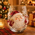 Christmas Glass Art Cups