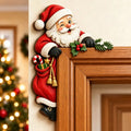 Christmas Peekaboo Door Frame Corner Decor