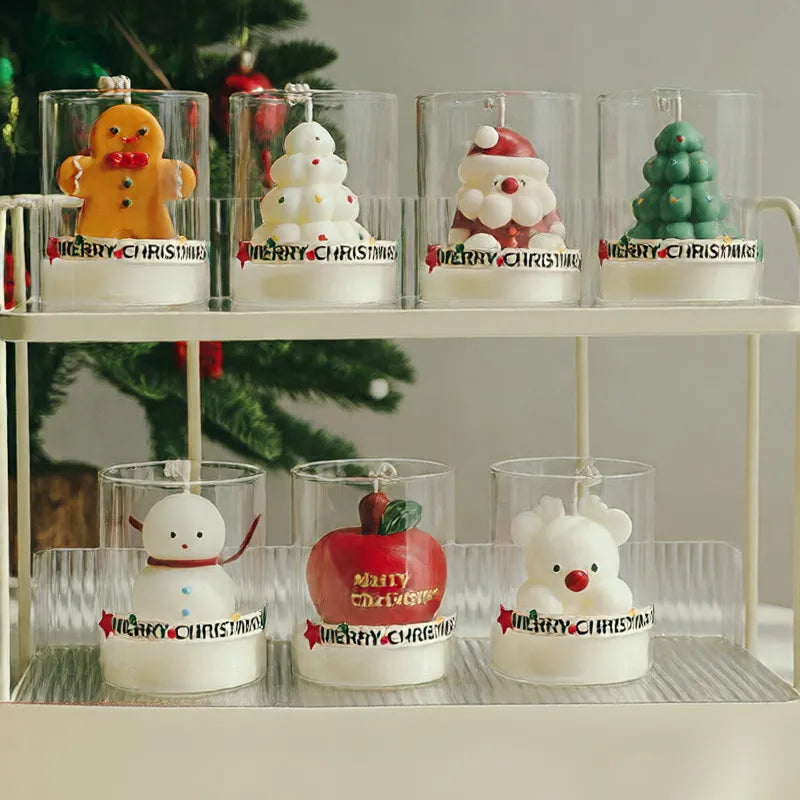 Christmas Scented Candle in Festive Shape